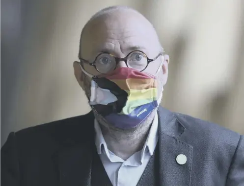  ?? ?? 0 Patrick Harvie called Stonewall ‘the biggest and successful LGBT+ human rights organisati­on in Europe’