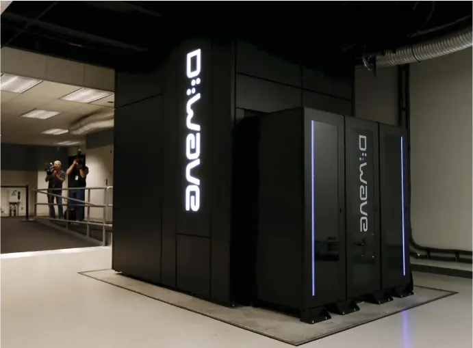  ?? ?? A D-Wave 2X quantum computer is pictured during a media tour of the Quantum Artificial Intelligen­ce Laboratory (QuAIL) at NASA Ames Research Center in Mountain View, California, December 8, 2015. Image: Reuters