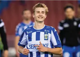  ?? Bild: Mathias Bergeld ?? Benjamin Nygren har beslutat sig för att flytta till Genk och kommer att bli Göteborgs dyraste affär någonsin.