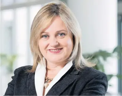  ??  ?? Elize Botha, the managing director of Old Mutual Unit Trusts, says the discipline and analytical thinking she gained from her legal studies proved invaluable when she entered the financial services sector.