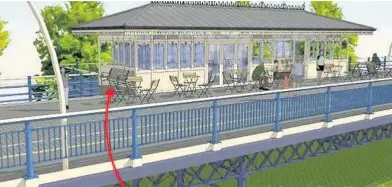  ??  ?? The pier is in line for a £2.77m revamp which could see new cafes and a revamped Southport Pier Pavilion
