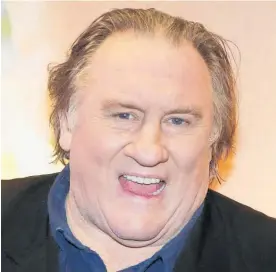  ?? Photo / AP ?? Gerard Depardieu, who has appeared in around 170 films, “completely rejects the accusation­s”, his lawyer says.