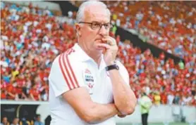  ??  ?? Dorival Júnior fez muitos elogios ao apoio da torcida rubro-negra