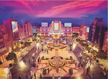  ?? Courtesy: Warner Bros World Abu Dhabi ?? Warner Bros World Abu Dhabi indoor theme park. Such theme parks and sports tournament­s have helped the UAE place 20th in the Brand Finance ‘nation brand’ rankings.