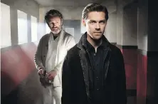  ?? FOX ?? Michael Sheen, left, and Tom Payne starred in Prodigal Son.