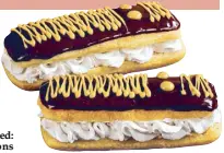  ??  ?? Not for the faint hearted: Mummy Eclairs at Tim Hortons