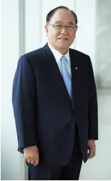  ??  ?? Fujio Mitarai Chairman and CEO, Canon Inc.