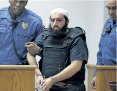  ?? THE ASSOCIATED PRESS FILES ?? Ahmad Khan Rahimi was sentenced to multiple life life sentences for setting off bombs in New York State and New Jersey in 2016 that injured 30 people.