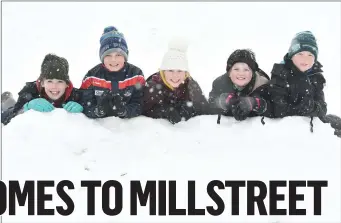  ??  ?? Enjoying the fun at Deer Park, Millstreet were Eugene Crowley, Meabh Crowley, Stephen Lyons, Holly Sheehan and Ciara O’Connor.