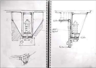  ??  ?? Not all drawing has to be artistic or aesthetic, sometimes working out practical problems can be done with a pencil and paper. The more pages you fill and pencils you wear down, the more your skill develops.