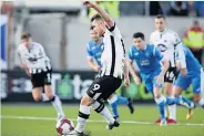  ??  ?? CUP JOY Ronan Murray scored in Friday win over Harps