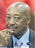  ?? /TREVOR SAMSON ?? Tom Moyane.