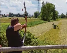  ?? Foto: Joachim Konrad ?? Dreißig verschiede­ne dreidimens­ionale Objekte, meist Tierfigure­n, haben die Teil nehmer des Pfaffenhof­er Turniers in Visier genommen.