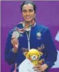  ?? AFP ?? PV Sindhu has hardly managed to take a break this season.