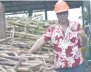  ?? Photo: Nacaniela Tuilevuka ?? Fiji Sugar Corporatio­n Labasa Mill general manager Karia Christophe­r.