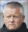  ??  ?? CHRIS WILDER: Considerin­g making changes either tonight or at the weekend against Preston.