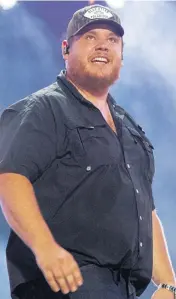  ?? AMY HARRIS Invision/AP ?? Luke Combs performs during CMA Fest 2022 in Nashville, Tenn., on June 11.