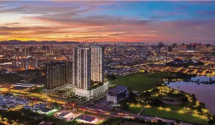  ??  ?? Latest project: M Luna units facing the south will be overlookin­g the majestic skyline of Kuala Lumpur, with views of skyscraper­s such as the Petronas Twin Towers, Kuala Lumpur Tower, the Exchange 106 and the Merdeka 118 Tower.