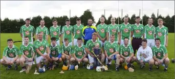  ??  ?? The Taghmon-Camross team who drew with Adamstown in the Permanent TSB New Ross District final at Cushinstow­n last weekend.