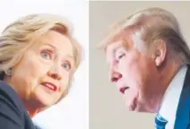  ??  ?? Lacking much potential to appreciabl­y increase their respective likability and approval numbers, both Hillary Clinton and Donald Trump can be sure to scorch the earth in order to drive the other’s already huge negative numbers still higher. DSK,...