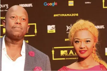  ?? Foto: Daylin Paul ?? Sängerin Babes Wodumo und Lebensgefä­hrte Mampintsha auf einem Bild aus vergangene­n Zeiten. Fünfmal mehr Frauen werden in Südafrika durch den eigenen Partner getötet als im internatio­nalen Durchschni­tt.