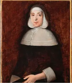  ?? Fotos: Congregati­o Jesu, Wyszengrad ?? Ein Gemälde von Mary Poyntz, die im 17. Jahrhunder­t viele Mädchensch­ulen mitbe  gründete. In Augsburg wird sie noch immer geehrt.