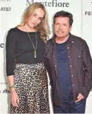  ?? ANGELA WEISS/GETTY IMAGES ?? Michael J. Fox and Tracy Pollan, pictured in 2019, have been married for 32 years.