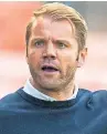  ??  ?? Robbie Neilson knows about the threat posed by Dunfermlin­e.