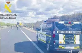  ?? GUARDIA CIVIL ?? Lugar del accidente de tráfico entre dos vehículos en Casa de Don Antonio.