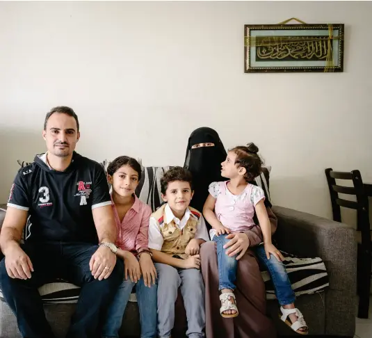  ??  ?? Like many other Yemenis, Talal and his family were inspiredby Canada’s acceptance of Syrian refugees.From left to right: Talal, Ruaa, Mustafa, Enas,and Mariam.