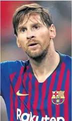  ?? Picture: PA. ?? Lionel Messi has said he wants to leave Barcelona.