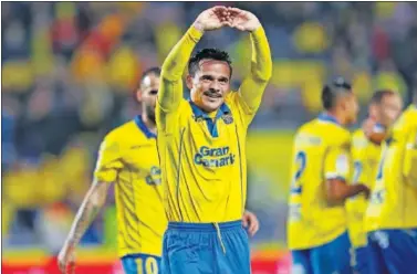  ??  ?? EN LO ALTO. Roque Mesa está en el mejor momento de su carrera deportiva.