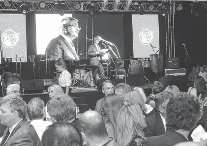  ??  ?? fiesta de gala por los 25 años de la Unión Industrial se suscribió un acuerdo histórico para la ciudad. En la