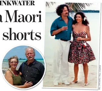  ?? BILLORCHAR­D/PAULCOOPER ?? LOVE ISLAND: Carol and Michel on their wedding day on Aitutaki in the Cook Islands in 1988, and, inset, on holiday in Cuba in 2004. Far left: Carol in 1975, aged 27