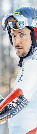  ?? BILD: SN/APA/EXPA ?? Neue Rolle für Marcel Hirscher: vom Gejagten zum Jäger.