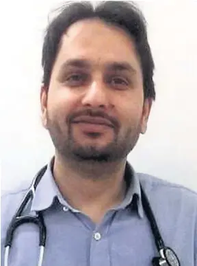  ??  ?? > Dr Syed Kazmi works at the QE but has been denied permission to stay