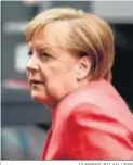  ?? CLEMENS BILAN / EFE ?? Angela Merkel.