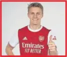  ??  ?? Odegaard, en el Arsenal.