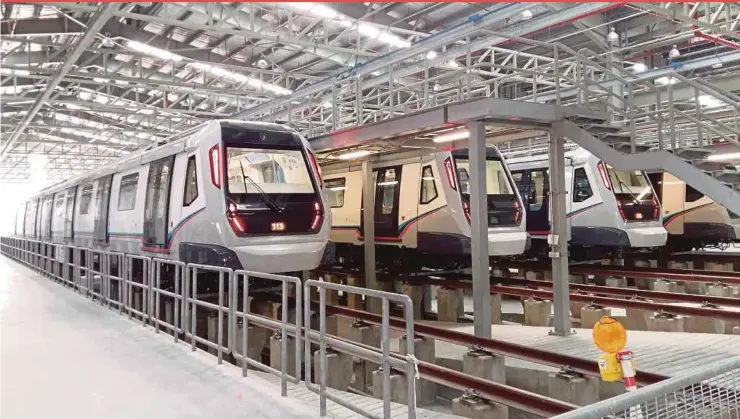  ?? FILE PIC ?? Prime Minister Datuk Seri Najib Razak says the Mass Rapid Transit project has created 130,000 new jobs, of which 70,000 are direct employment.