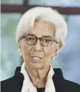  ??  ?? 0 IMF chief Christine Lagarde: Brexit costs exceed savings
