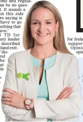  ??  ?? measured: Minister Helen McEntee