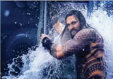  ?? WARNER BROS ?? Actor Jason Momoa’s natural sense of humour is quashed too often in the new underwater movie Aquaman.