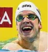  ??  ?? Der weltbeste Allround-Schwimmer: Philip Heintz. Foto: dpa