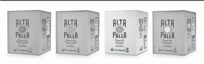  ?? HIBALL ?? Hiball Energy, which also produces Alta Palla sparkling juices and water, is available at 14,000 U.S. retailers.