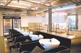  ?? ?? L’ORÉAL’S new office has a ProLab Academy to promote new products to beauty profession­als. Workers will find a fitness center, a restaurant and a juice cafe.