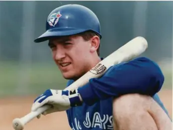  ?? PATTI GOWER/TORONTO STAR FILE PHOTO ?? John Olerud flirted with a .400 batting average during his breakout 1993 season. He finished third in MVP voting.