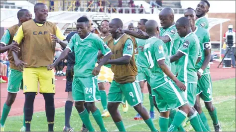  ?? Picture by Gemazo ?? GREEN ARMY ... CAPS United will be hoping that scenes, like these celebratio­ns, will characteri­se their do-or-die CAF Champions League showdown against five-time African champions Zamalek of Egypt at the National Sports Stadium tomorrow.