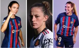  ?? Composite: Uefa/Getty Images; Visionhaus/Getty Images ?? (From left) Aitana Bonmatí, Ona Batlle and Mariona Caldentey have returned to the Spain national side.