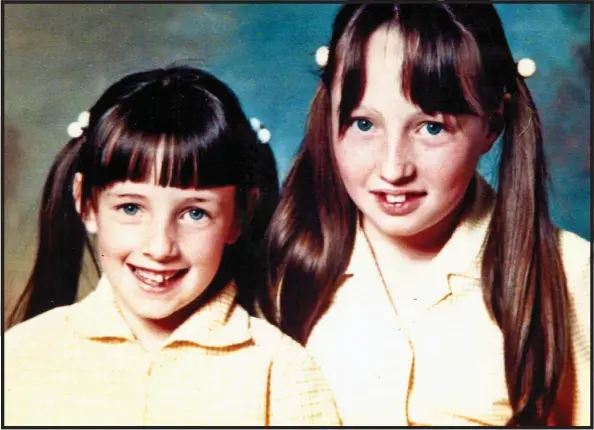  ?? ?? ADORED: Vicki, left, and Sarah Hicks. They were 15 and 19 when they died in the crush at the match