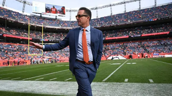  ?? RJ Sangosti, The Denver Post ?? GM George Paton said last week that the Broncos had “right around 165-170” players with draft-worthy grades.